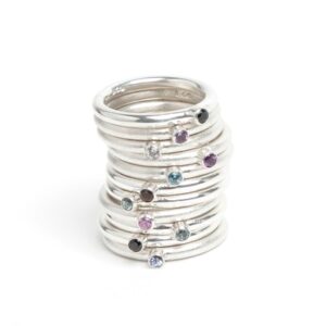 Stableringer i sterling sølv