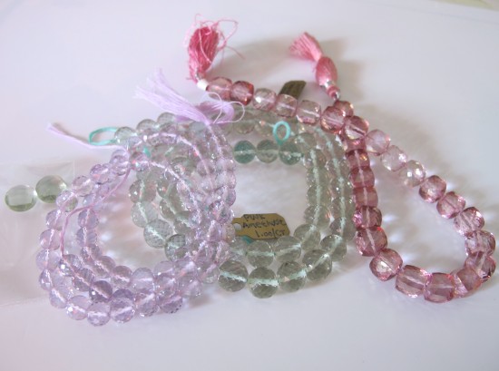 Fasettslipte ametyster