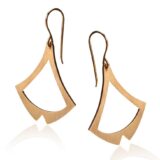 Seil ørepynt forgylt