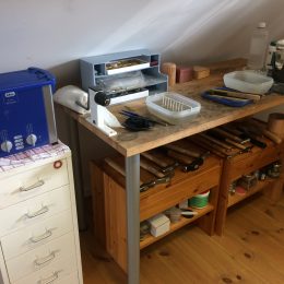 vårrengjøring på verkstedet