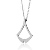 Seil halskjede i sølv med ankerkjede