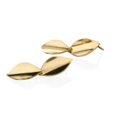 Doble mini blad forgylt