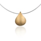 Skjell halssmykke med omegakjede