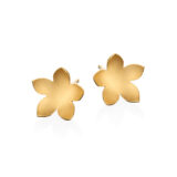 Bloom mini øredobber på stift forgylt