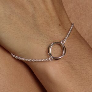 Perifer armbånd i sølv